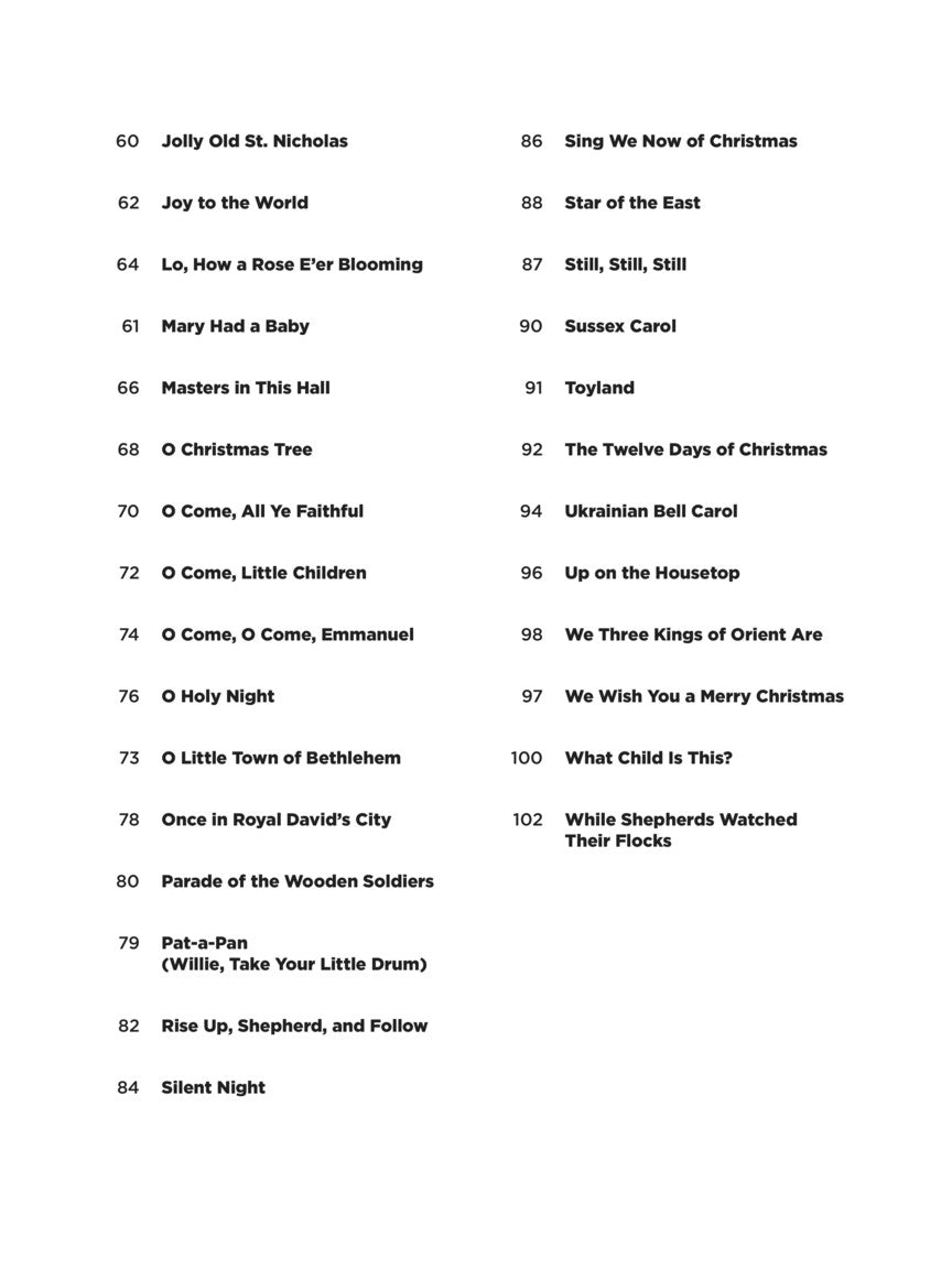 Christmas Carols - Super Easy Piano Songbook (60 Songs)