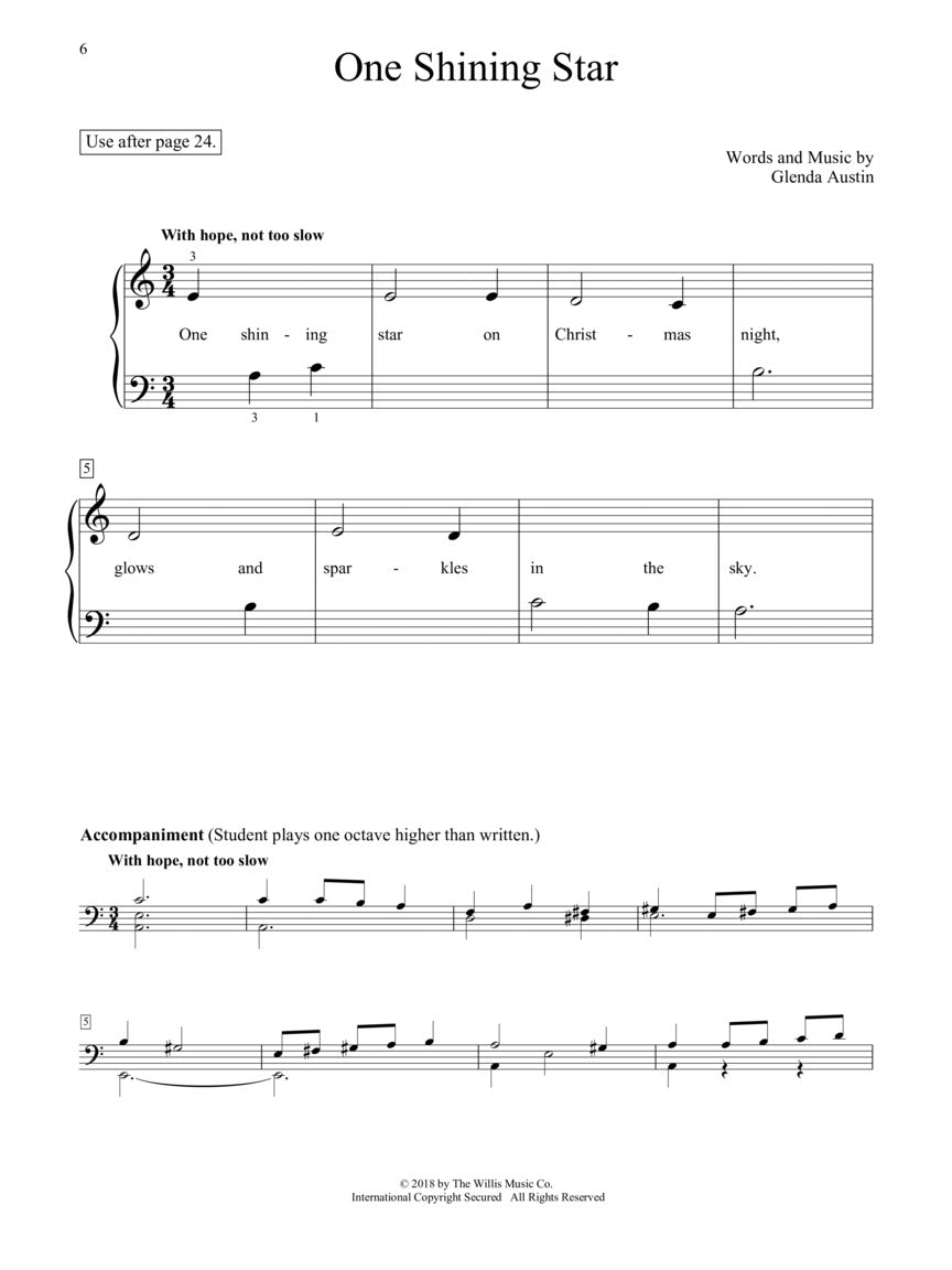 Step By Step Christmas Songbook Book 1 (Book/Ola)