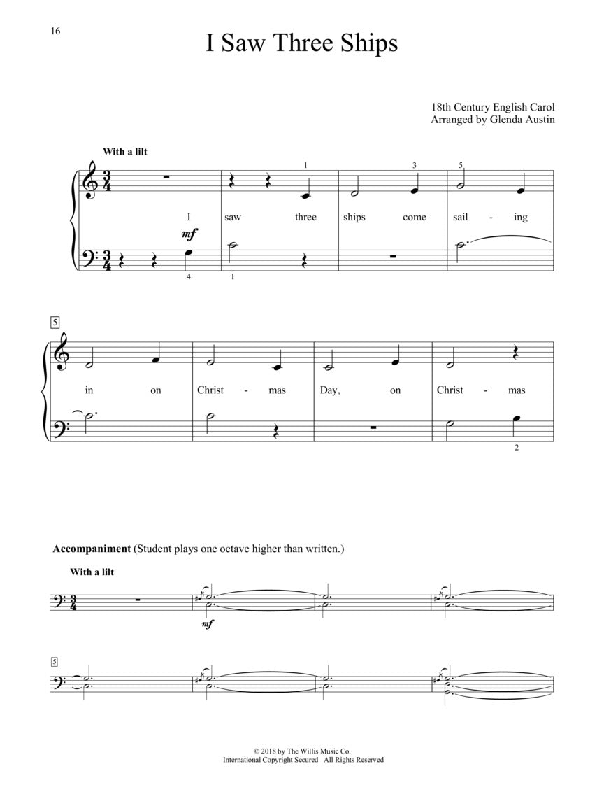 Step By Step Christmas Songbook Book 1 (Book/Ola)
