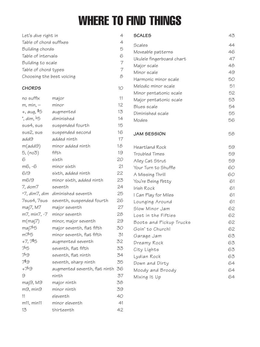 FastTrack - Chords & Scales For Ukulele Book (Book/Ola)