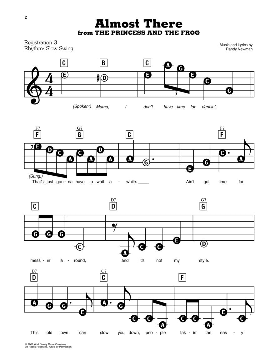 Contemporary Disney - Ez Play Piano Volume 3 Book (5th Edition)