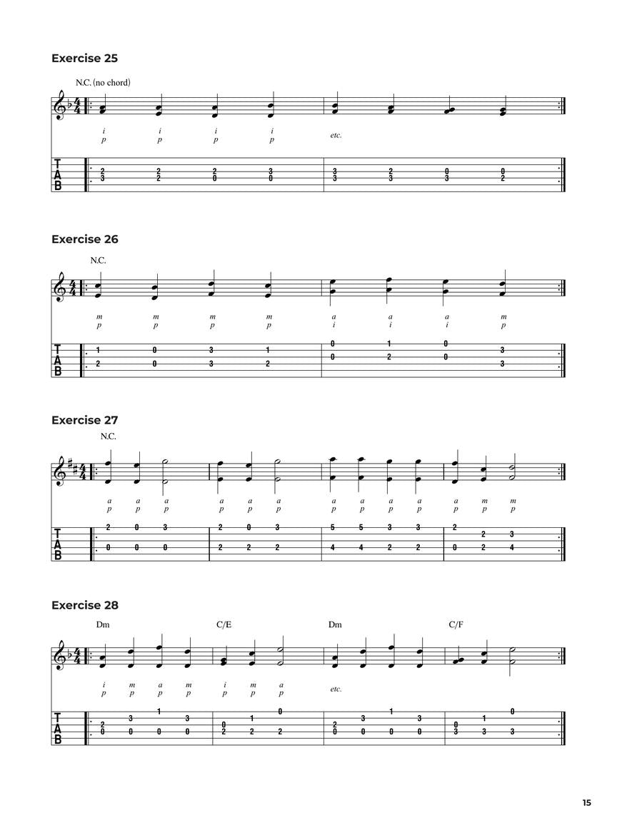 Fingerstyle Guitar Coordination Book/Olm