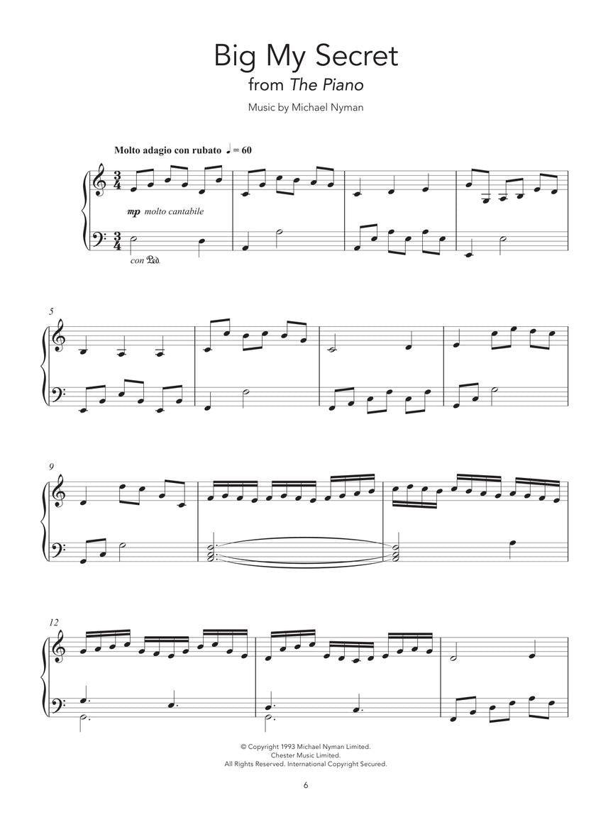 Peaceful Piano Solos For Easy Piano Songbook