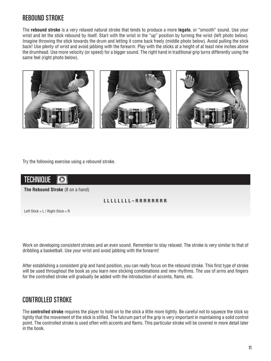 Hal Leonard Drumset Method - Left Hand Edition Book 1 (Book/Olm)