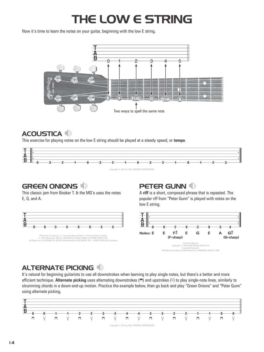 Hal Leonard Acoustic Guitar Tab Method - Book 1 & 2 Combo Edition (Books/Ola)