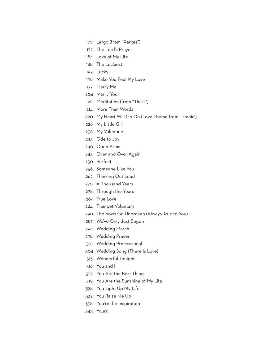 Pvg Knowledge Book The Best Wedding Songs Ever PVG Book (2nd Edition) – Music2u.com.au