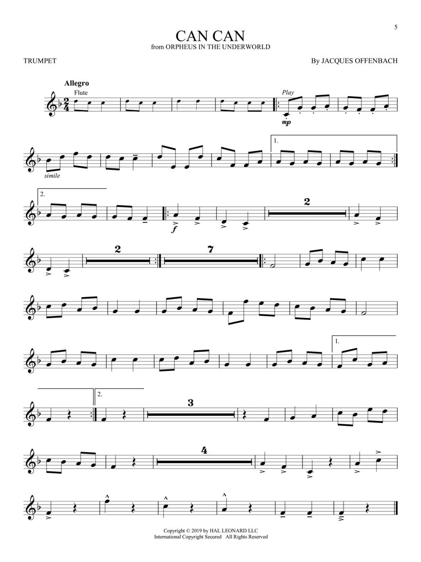 Great Classical Themes For Trumpet Play Along Book/Ola Brass