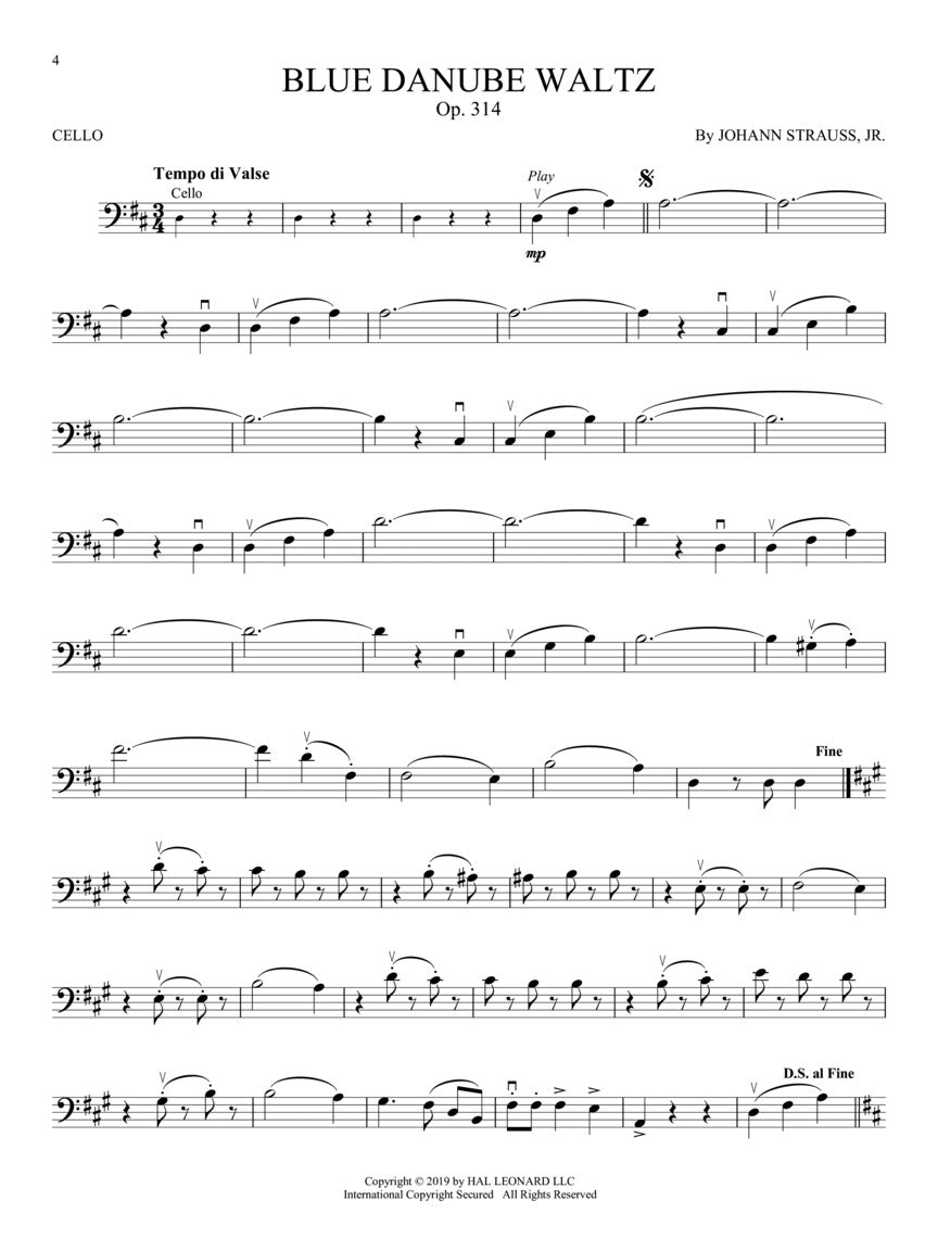 Great Classical Themes For Cello Play Along Book/Ola Strings