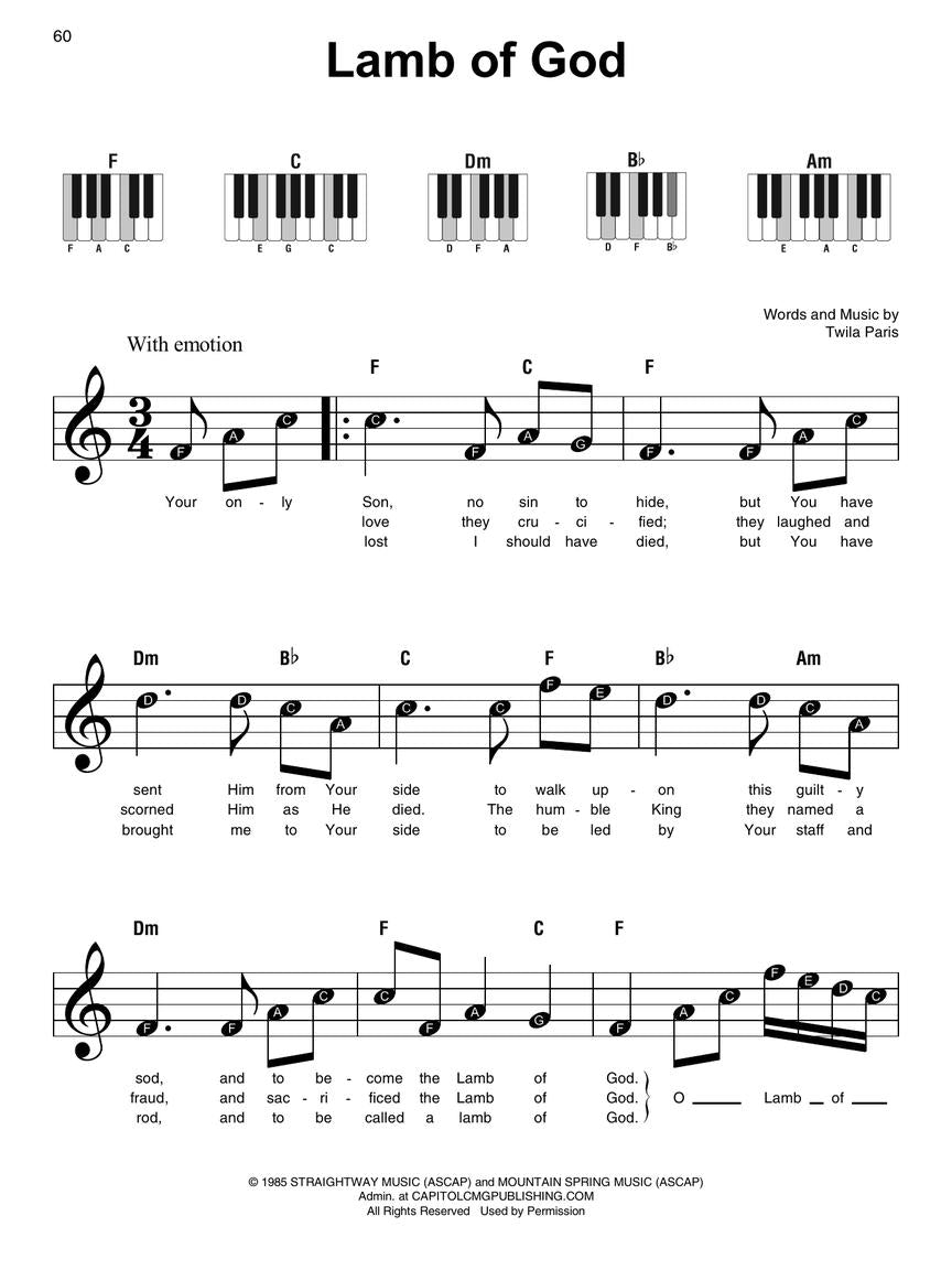 Worship - Super Easy Piano Songbook