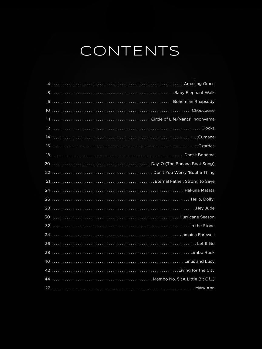First 50 Songs You Should Play On Marimba Book