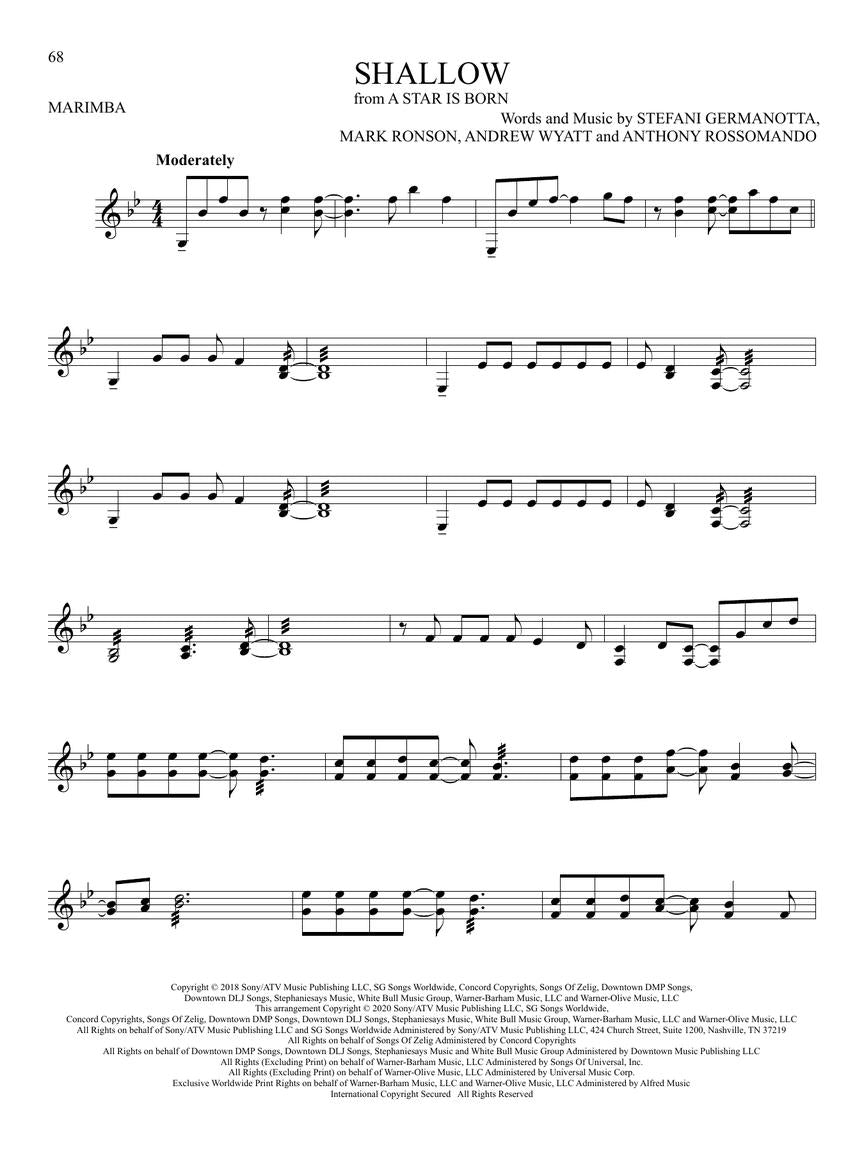 First 50 Songs You Should Play On Marimba Book
