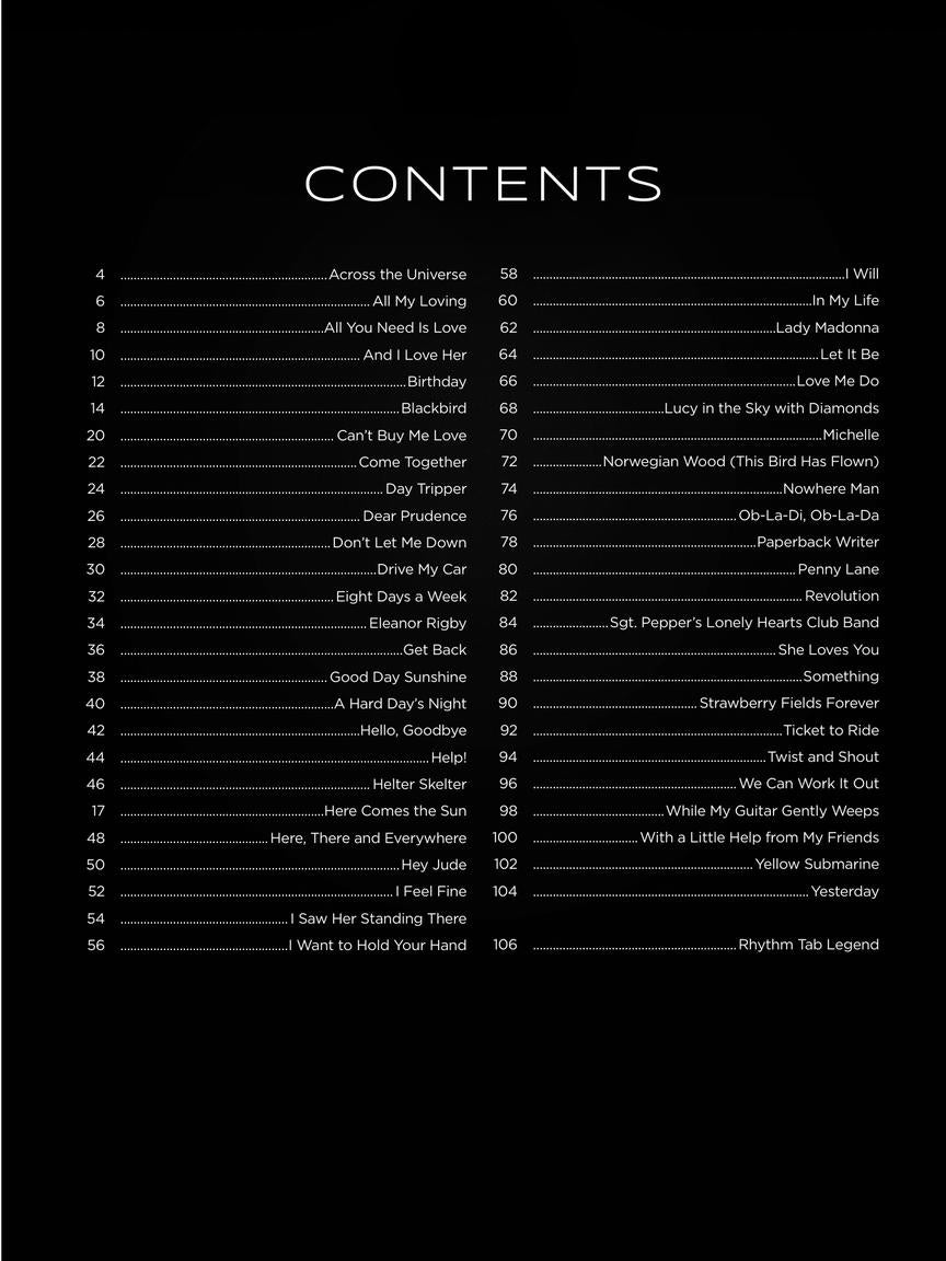 First 50 Songs By The Beatles You Should Play On Guitar Book