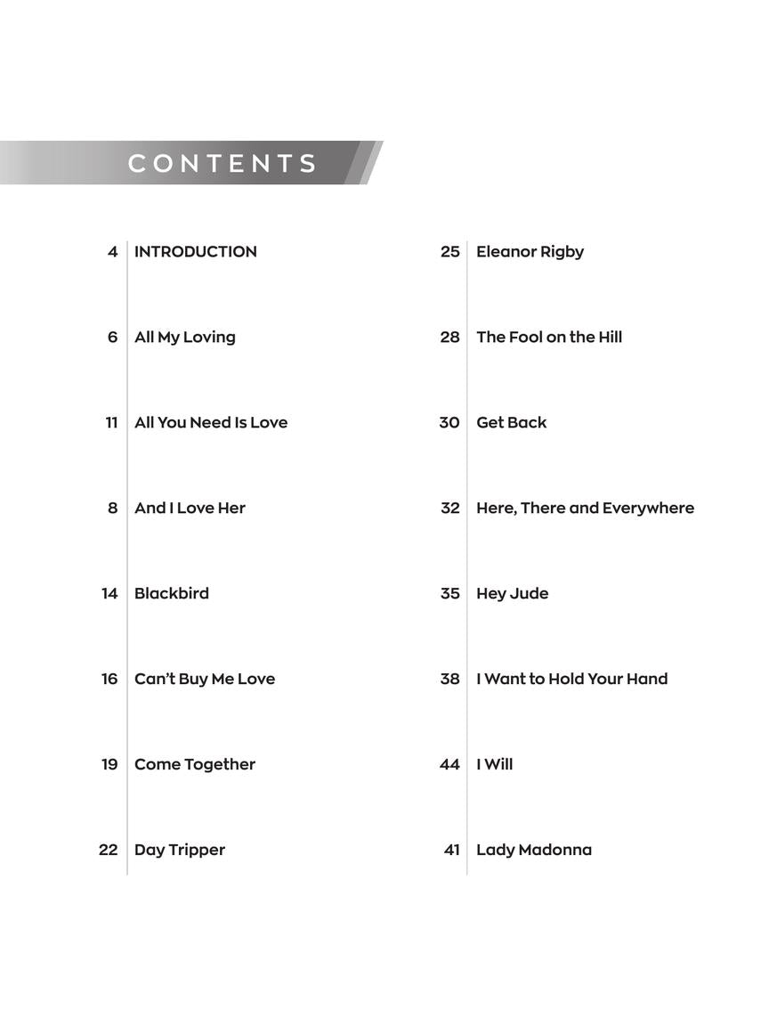 The Beatles - Instant Piano Songs Book/Ola