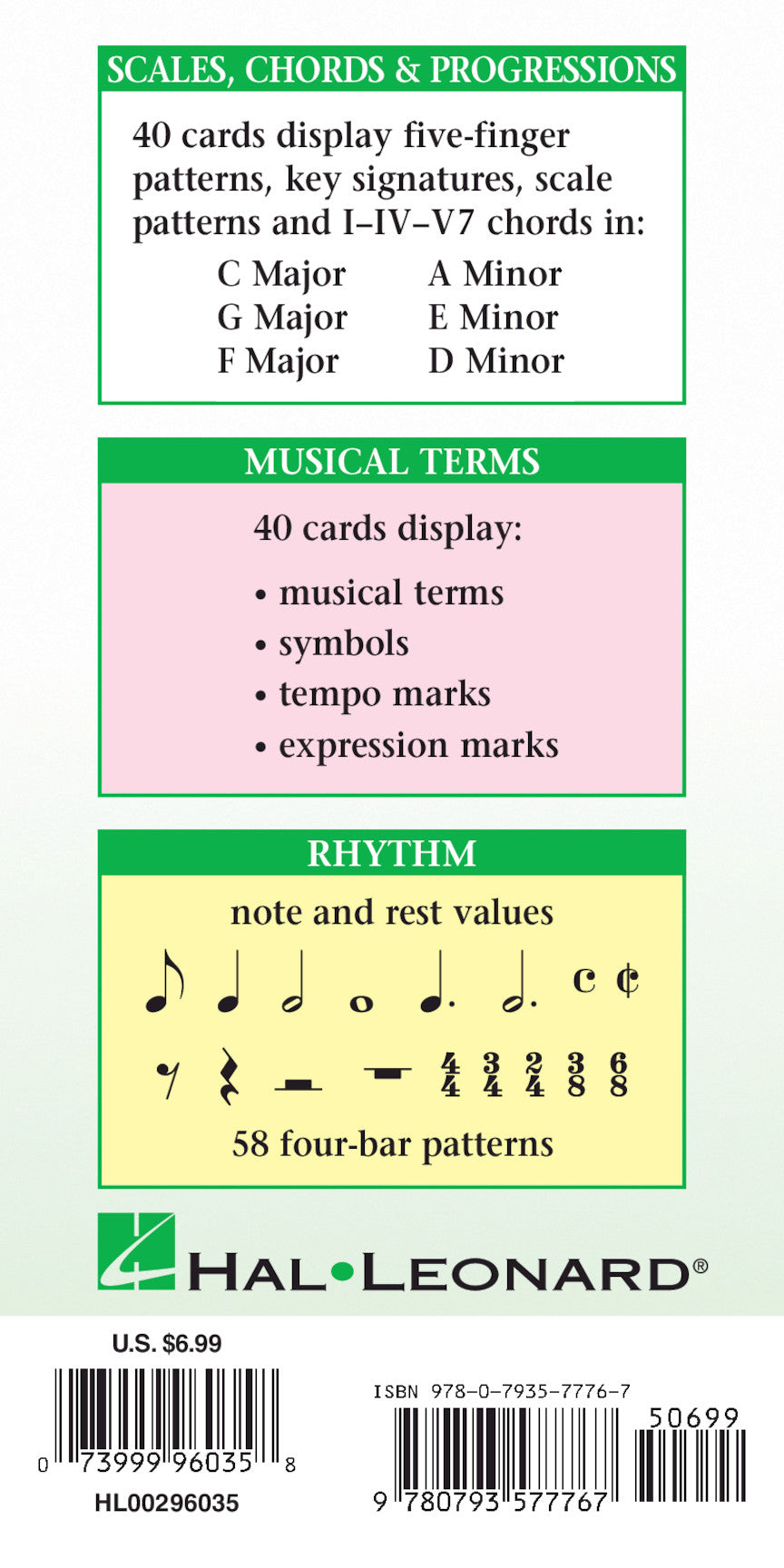 Hlspl Flash Cards - Set B For Intermediate Theory Level (120 Cards)