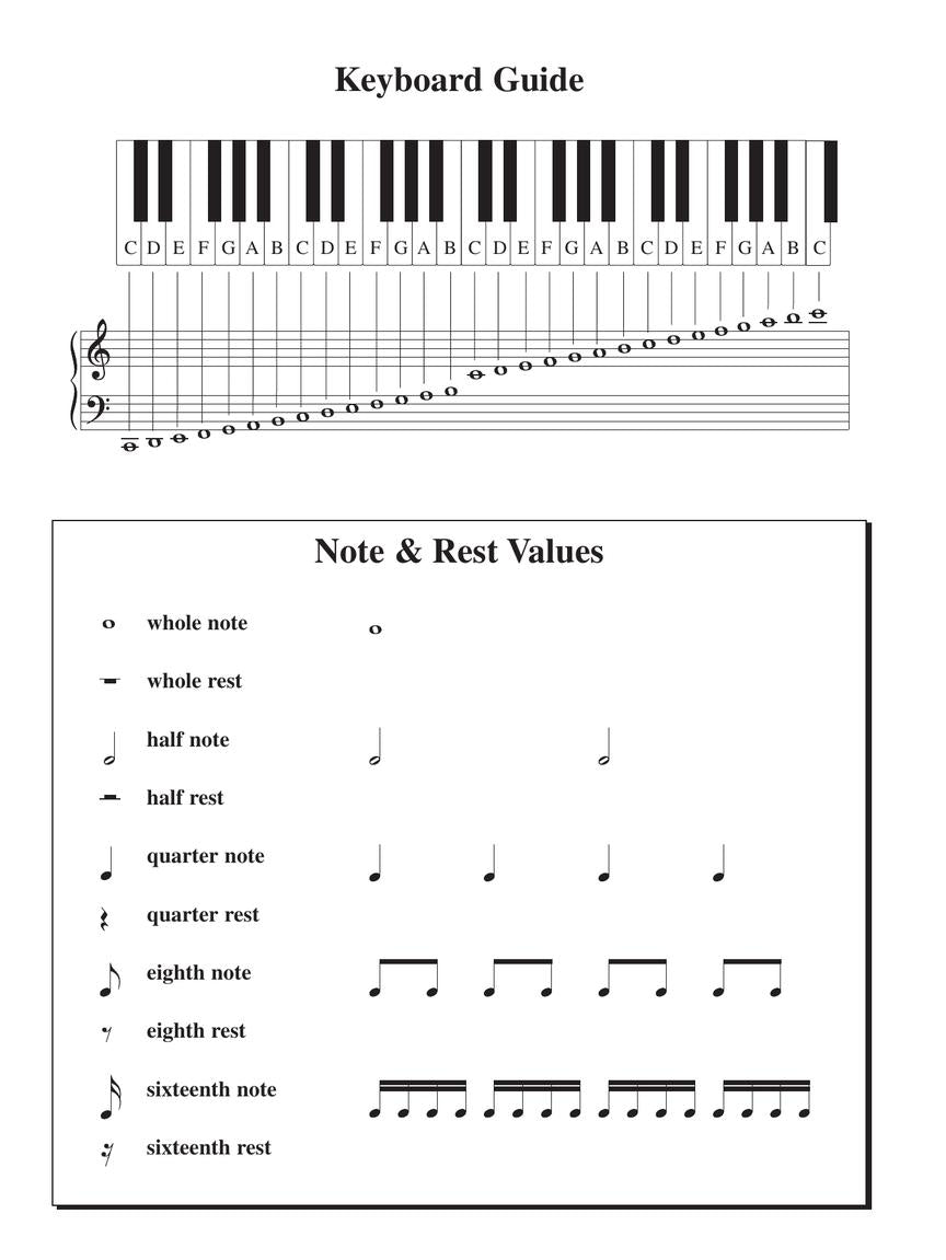 Hal Leonard Student Piano Library - Music Journal Assignment Book (International Edition) & Keyboard