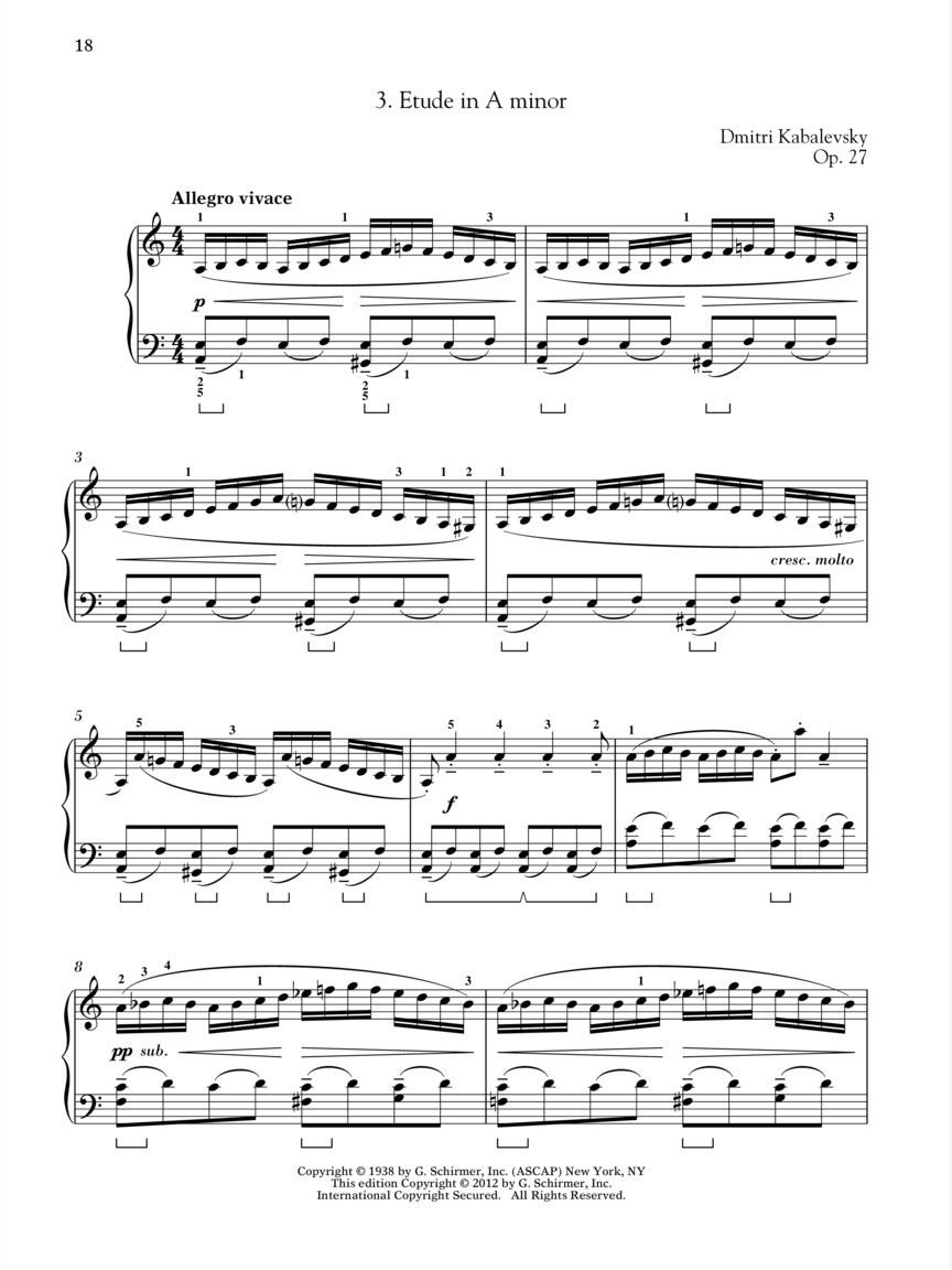 Kabalevsky - 30 Pieces For Children Opus 27 Book/Ola