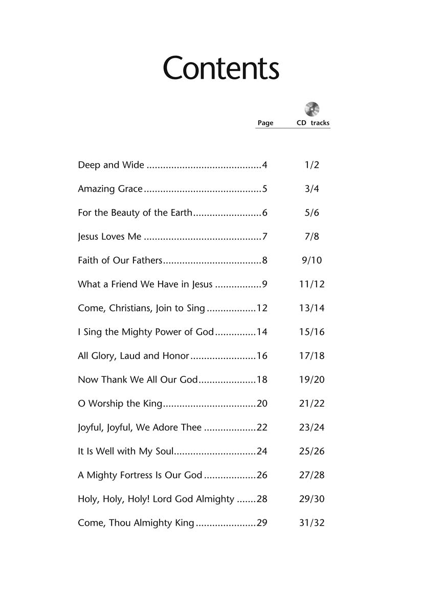 Hal Leonard Adult Piano Library - Adult Piano Traditional Hymns 1 Book/Cd