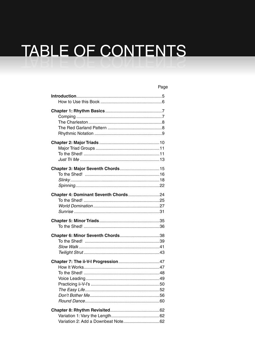 Jazz Band Pianist Book/Ola