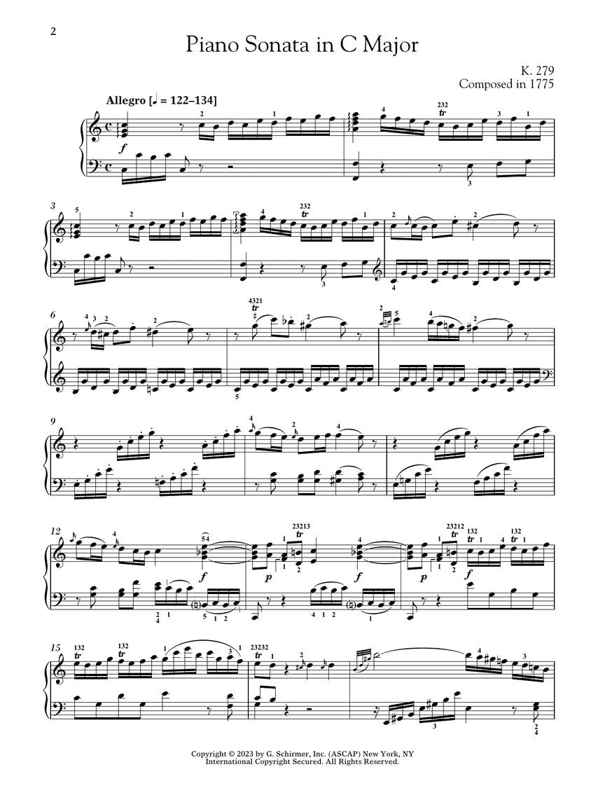 Mozart - Piano Sonatas Volume 1 Book
