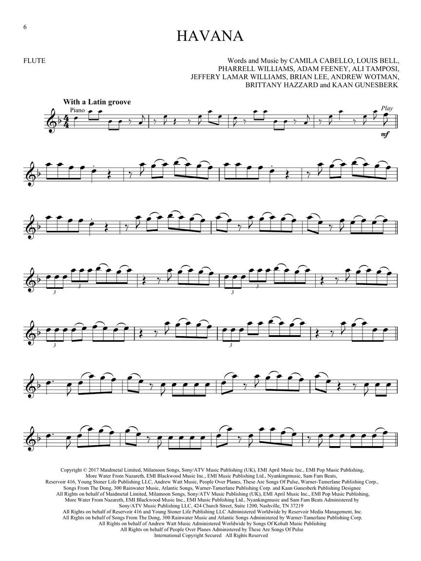 12 Hot Singles For Flute Play Along Book/Ola
