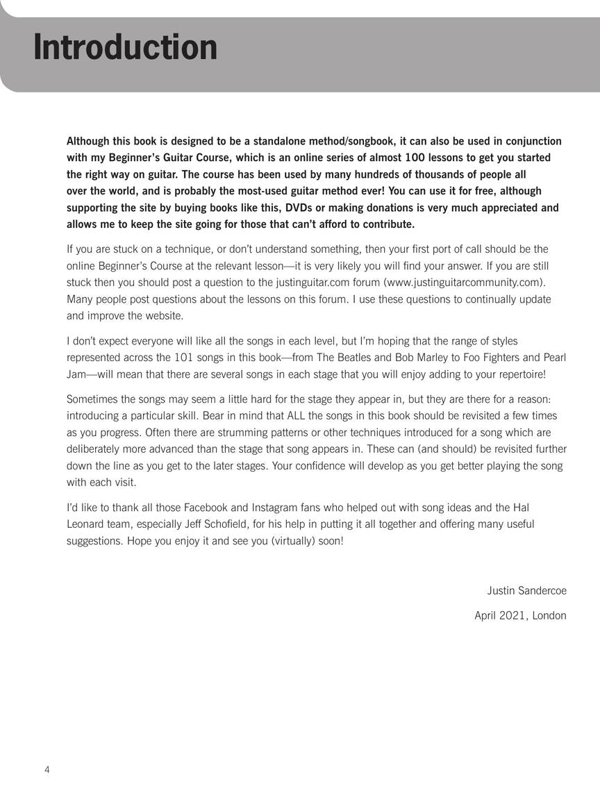 The Justinguitar.com - Easy Guitar Songbook