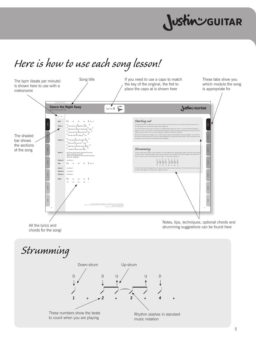 The Justinguitar.com - Easy Guitar Songbook