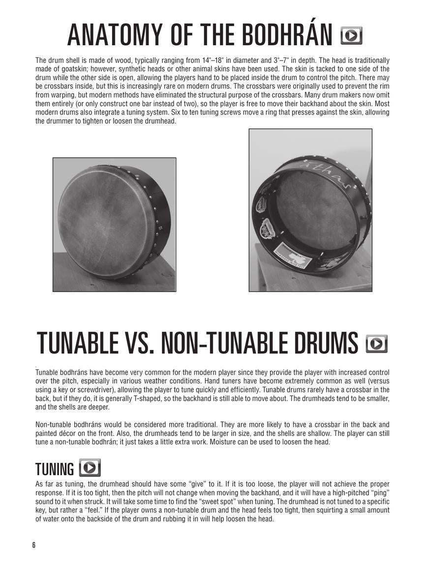 Hal Leonard Bodhran Method - Book/Olm