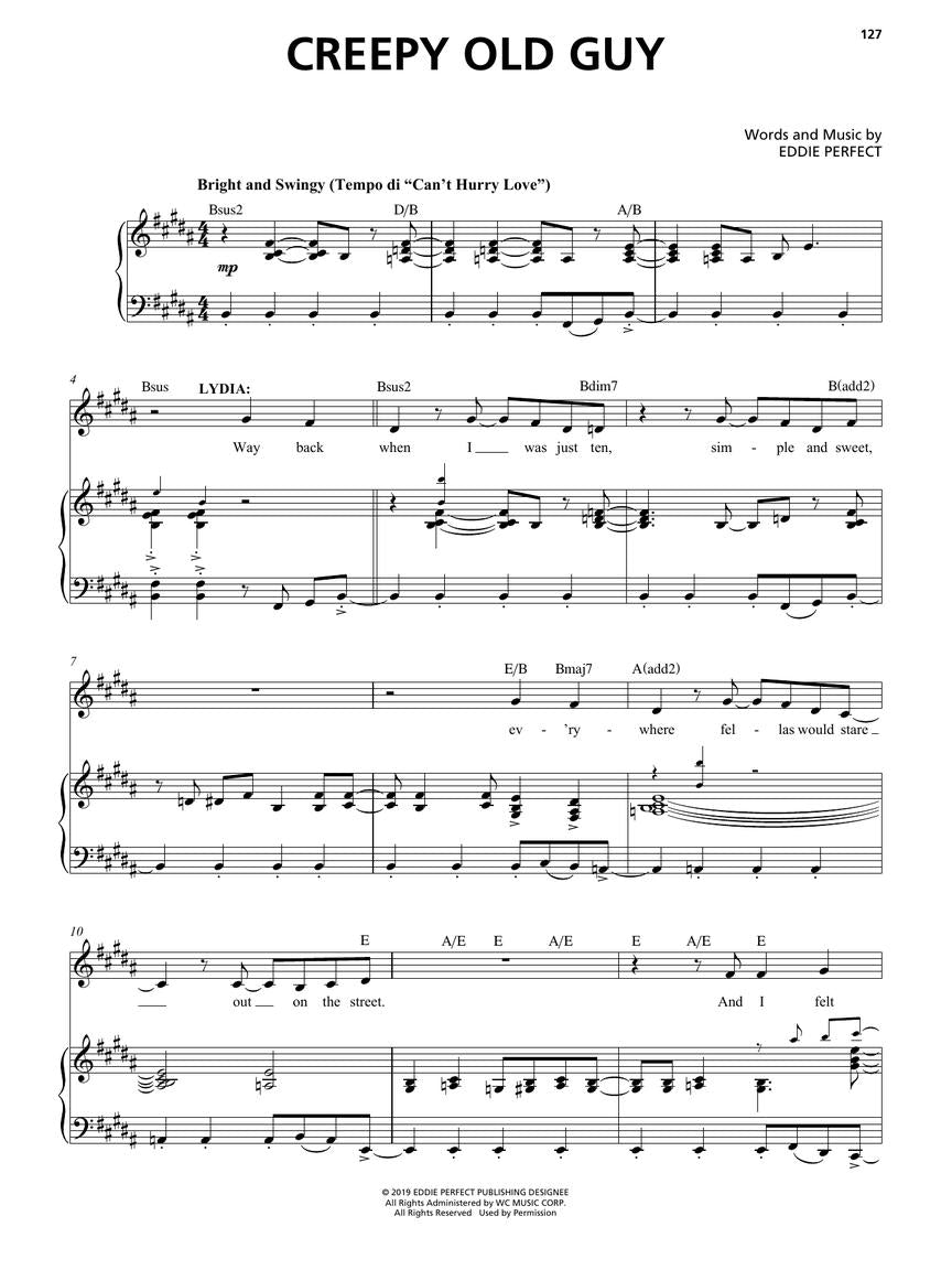 Beetlejuice The Musical - Piano/ Vocal Selections Songbook