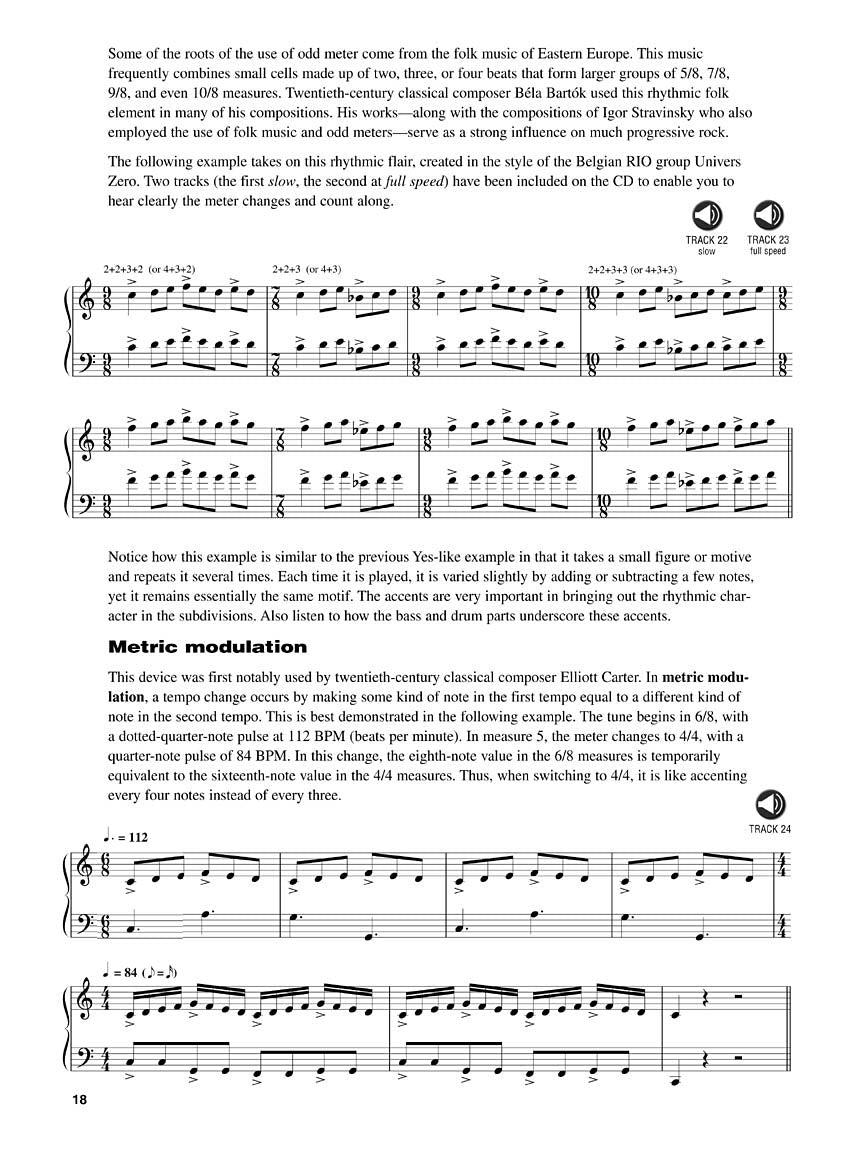 Keyboard Style Progressive Rock Keyboard Book/Cd
