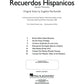 Recuerdos Hispanicos - Spanish Memories Original Solos by Eugenie Rocherolle
