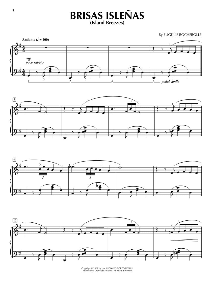 Recuerdos Hispanicos - Spanish Memories Original Solos by Eugenie Rocherolle