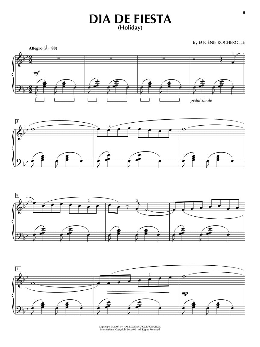 Recuerdos Hispanicos - Spanish Memories Original Solos by Eugenie Rocherolle