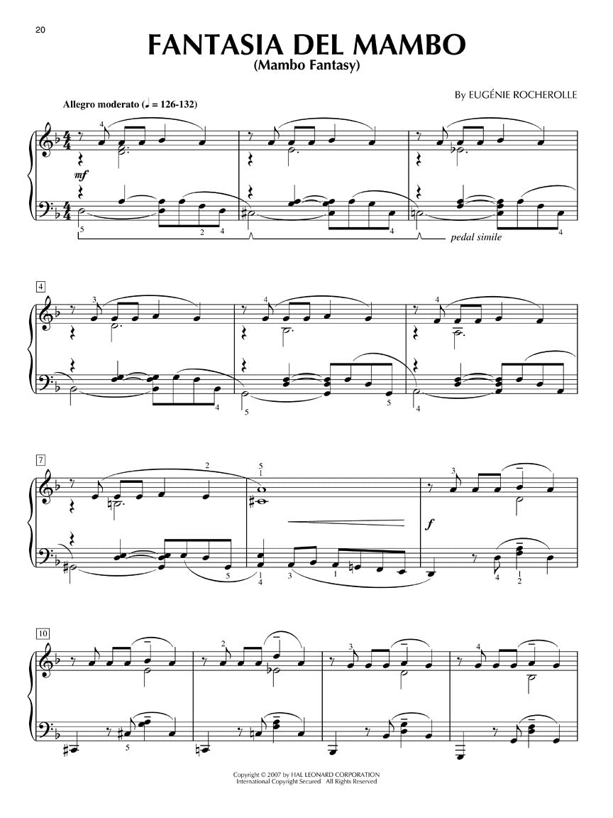 Recuerdos Hispanicos - Spanish Memories Original Solos by Eugenie Rocherolle