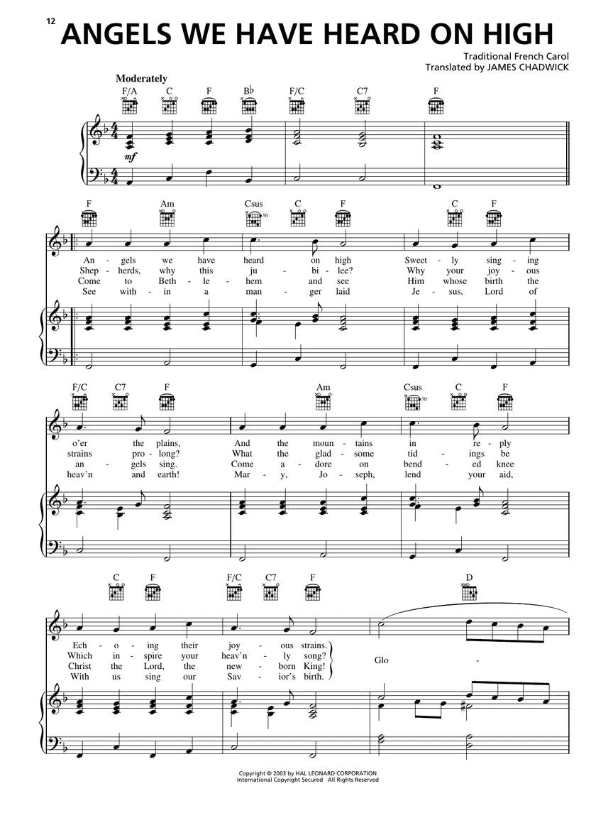 The Big Book Of Christmas Songs For Piano, Vocal & Guitar (2nd Edition)