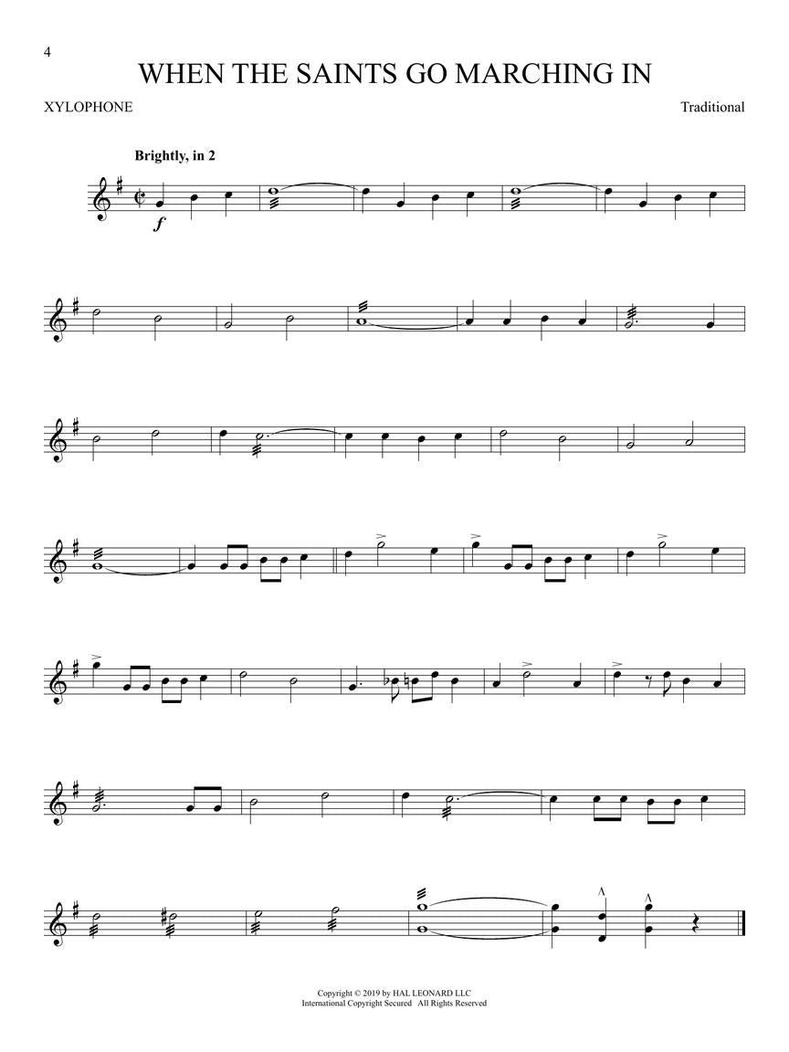 First 50 Songs You Should Play On Xylophone Book
