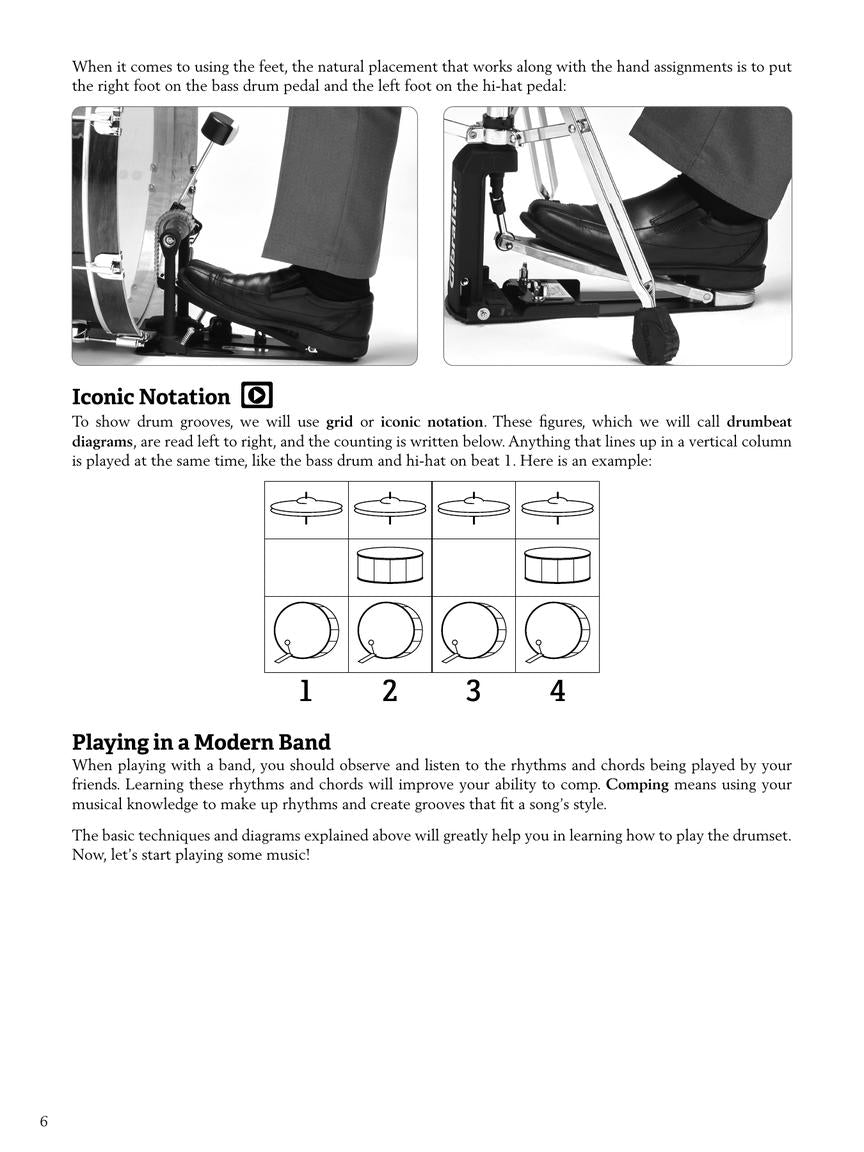 Modern Band Method - Drums Book 1 (Book/Olm)