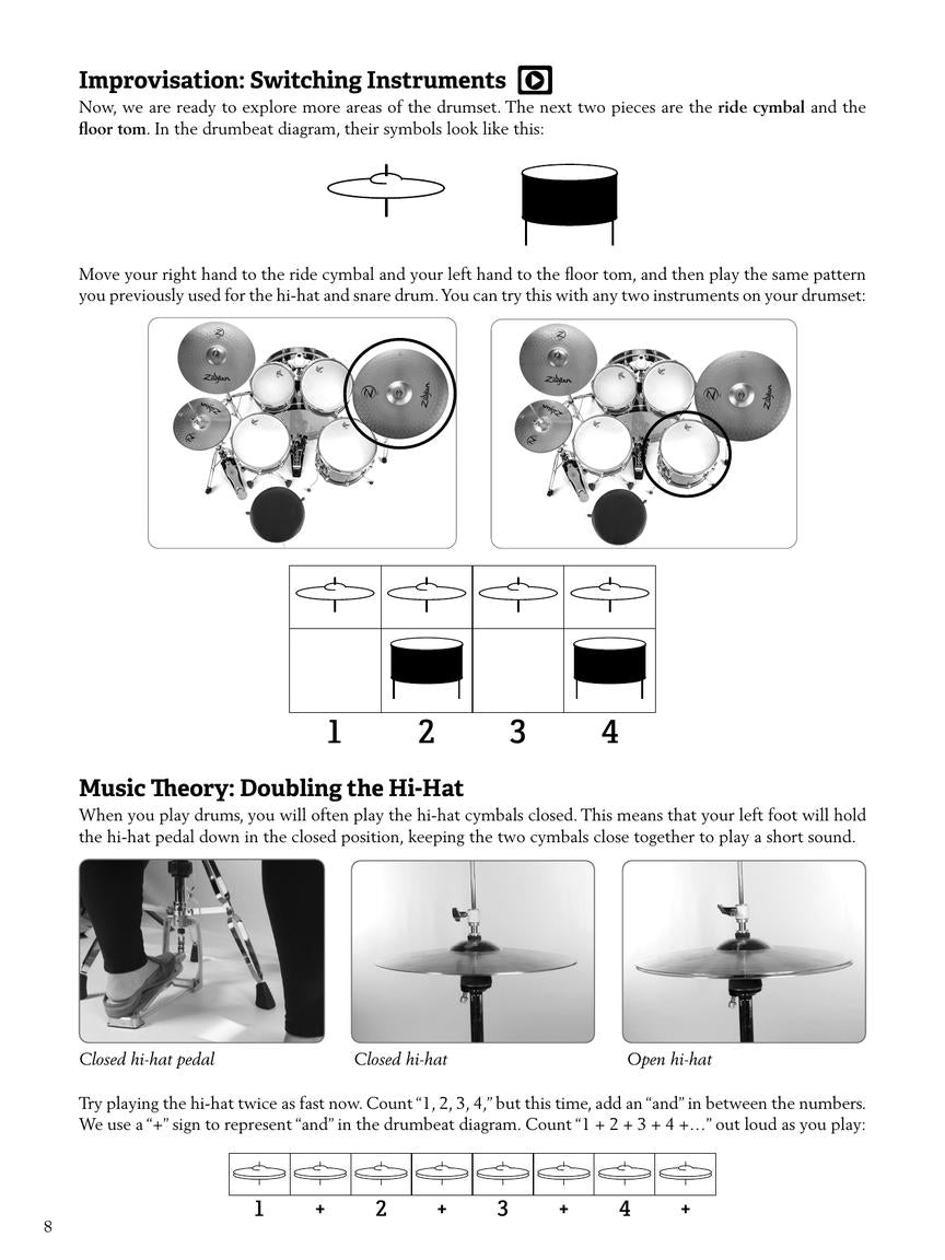 Modern Band Method - Drums Book 1 (Book/Olm)