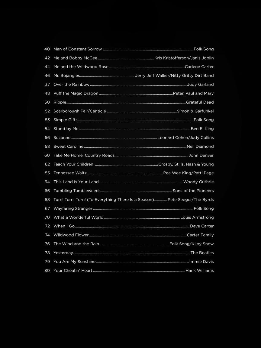 First 50 Songs You Should Play On Autoharp Book
