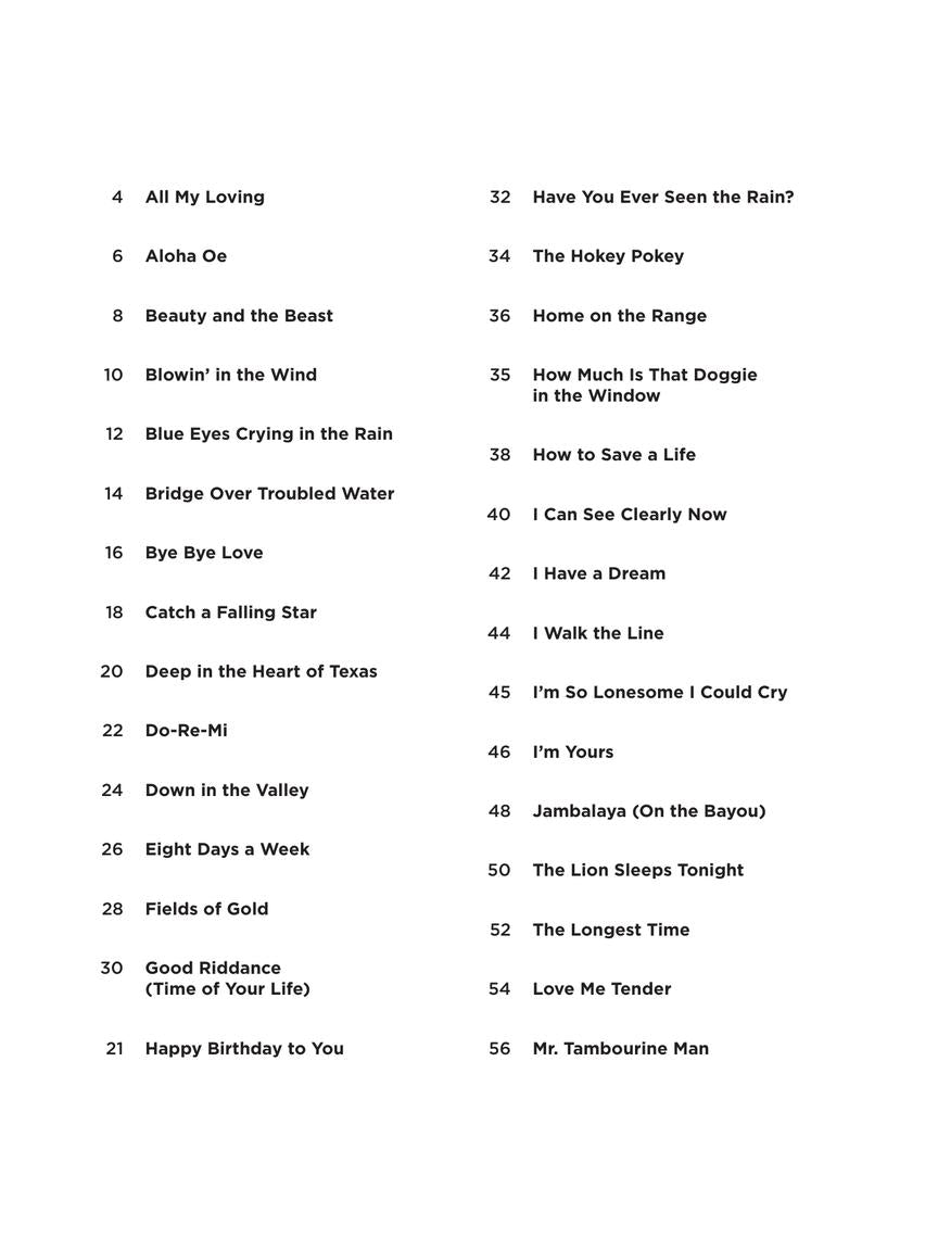 Simple Songs - Super Easy Piano Songbook