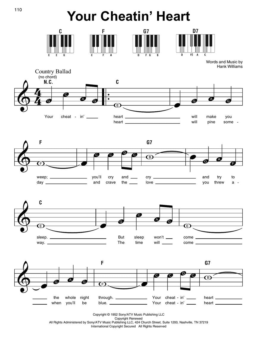 Simple Songs - Super Easy Piano Songbook