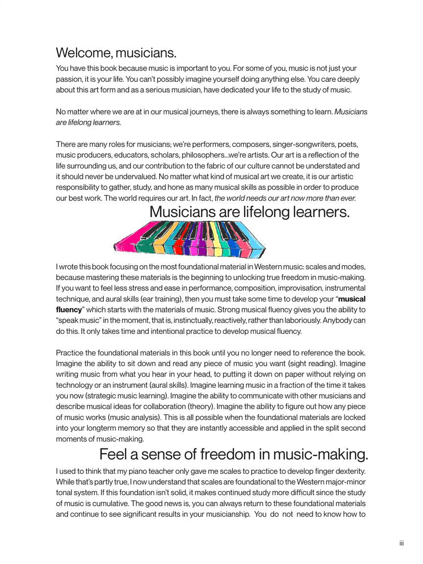 Visualize Keyboard Scales & Modes Book