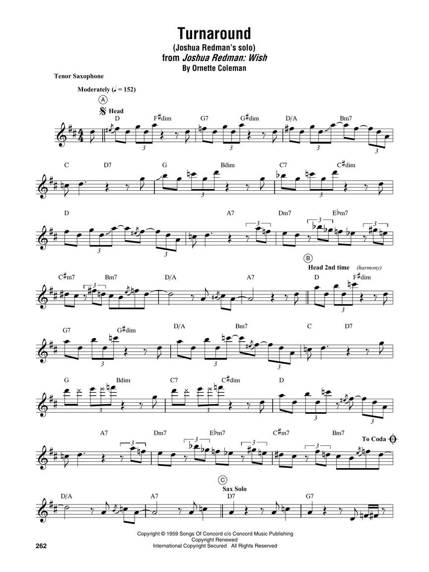Saxophone Omnibook For Bb Instruments (53 Songs)