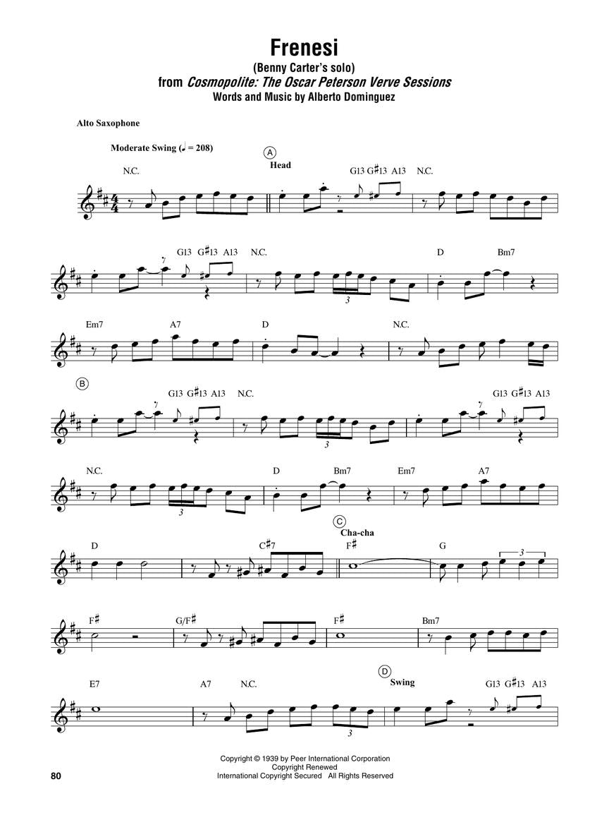 Saxophone Omnibook For Eb Instruments (53 Songs)