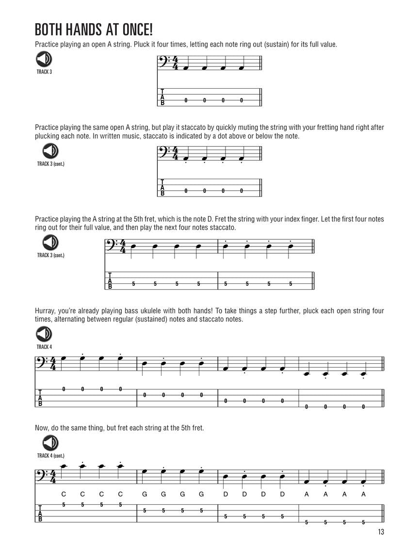 Hal Leonard - Bass Ukulele Method Book/Ola