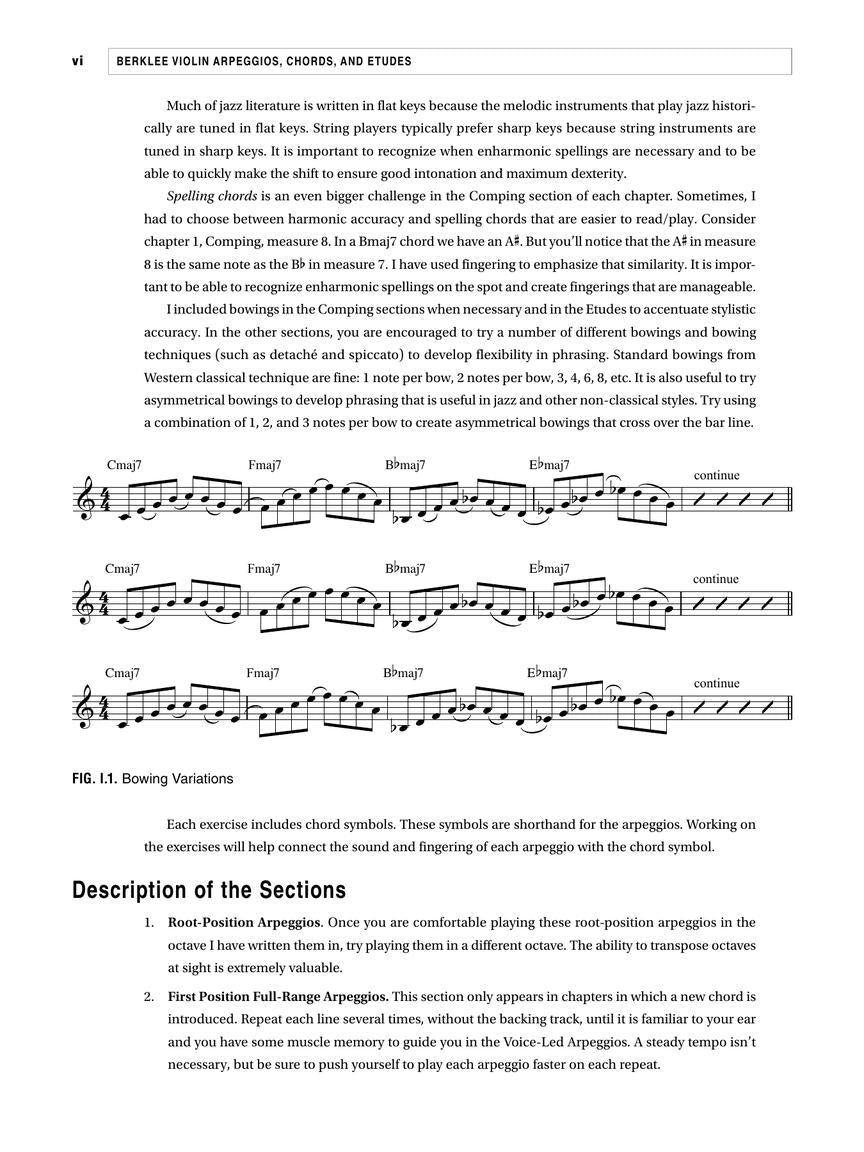 Berklee Violin Arpeggios, Chords, and Etudes Book/Ola