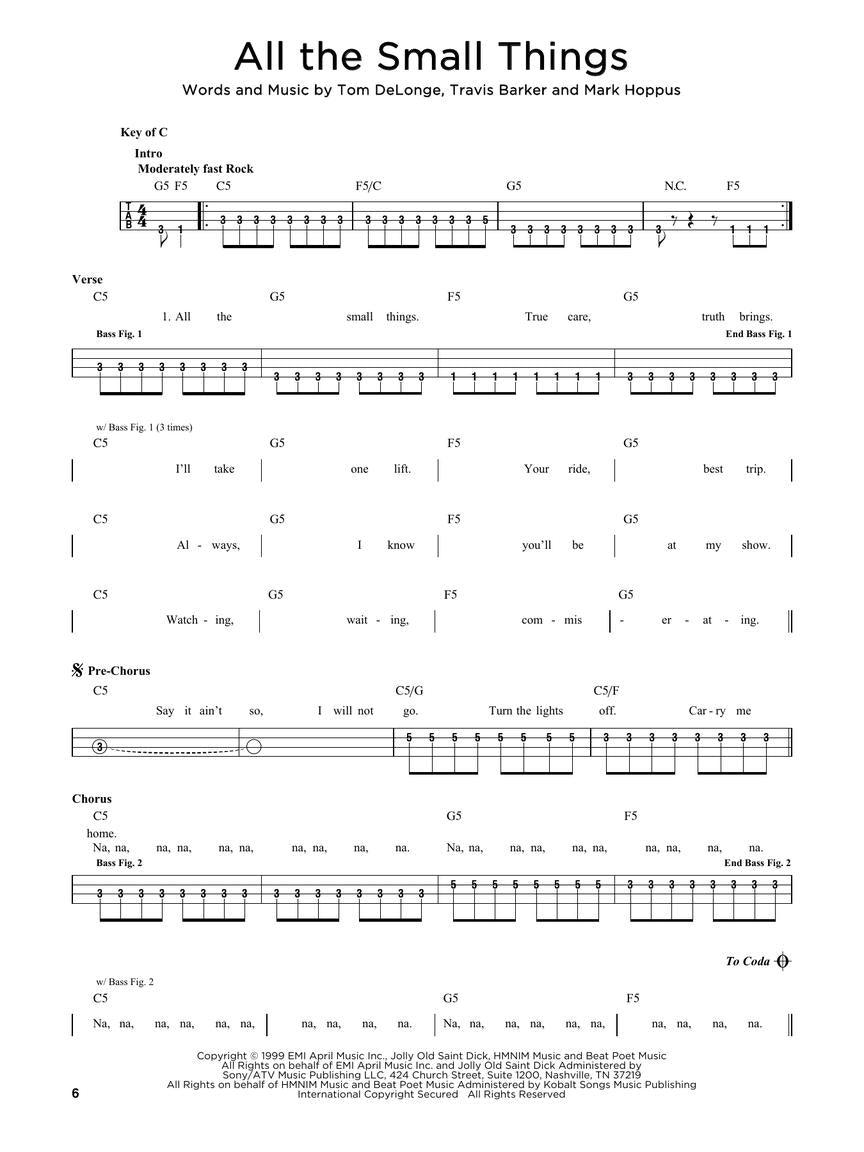 Simple Songs For Bass Book (40 Songs)
