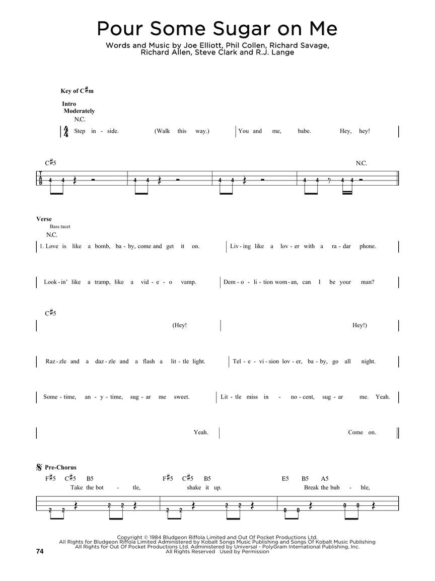 Simple Songs For Bass Book (40 Songs)