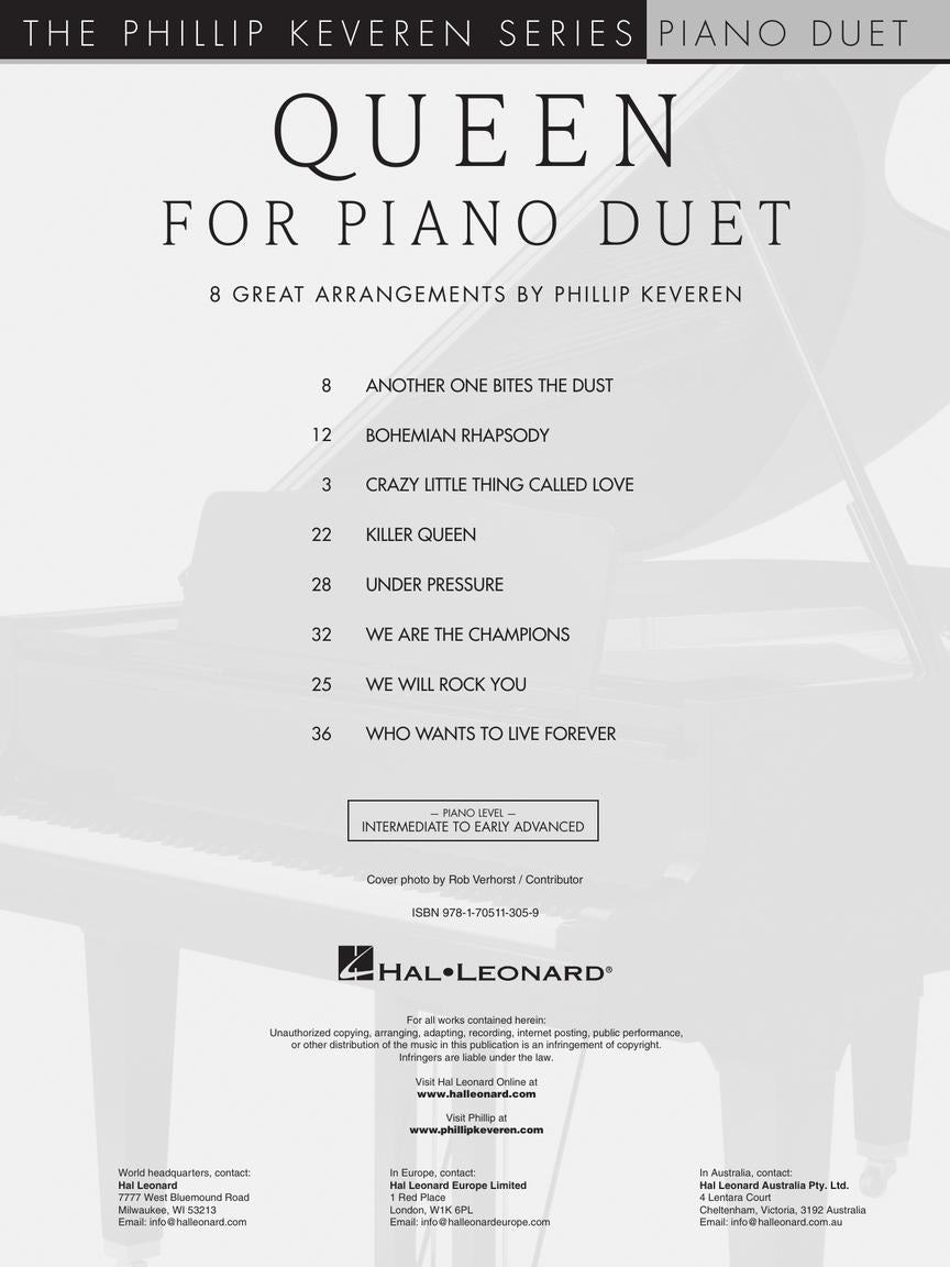 Queen for Piano Duet Songbook