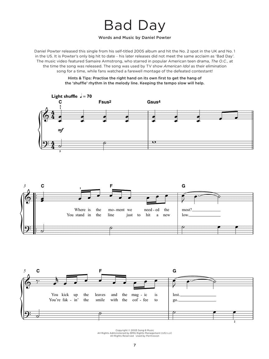 40 Pop Songs for Kids - Really Easy Piano Book