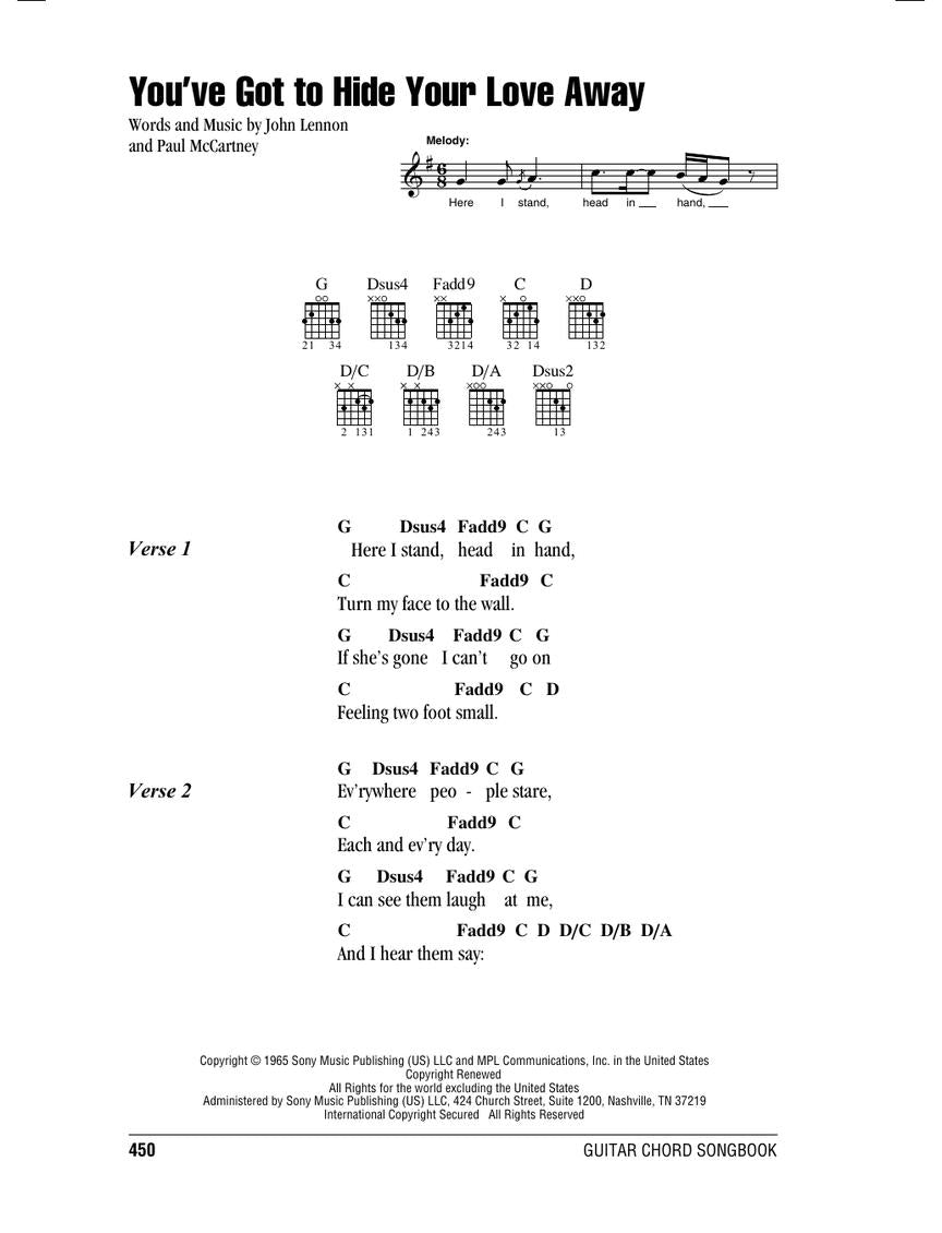 The Beatles Guitar Chord Fake Book (200 Songs)